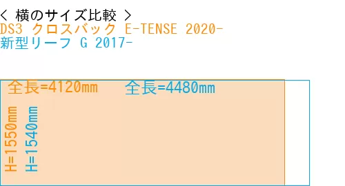#DS3 クロスバック E-TENSE 2020- + 新型リーフ G 2017-